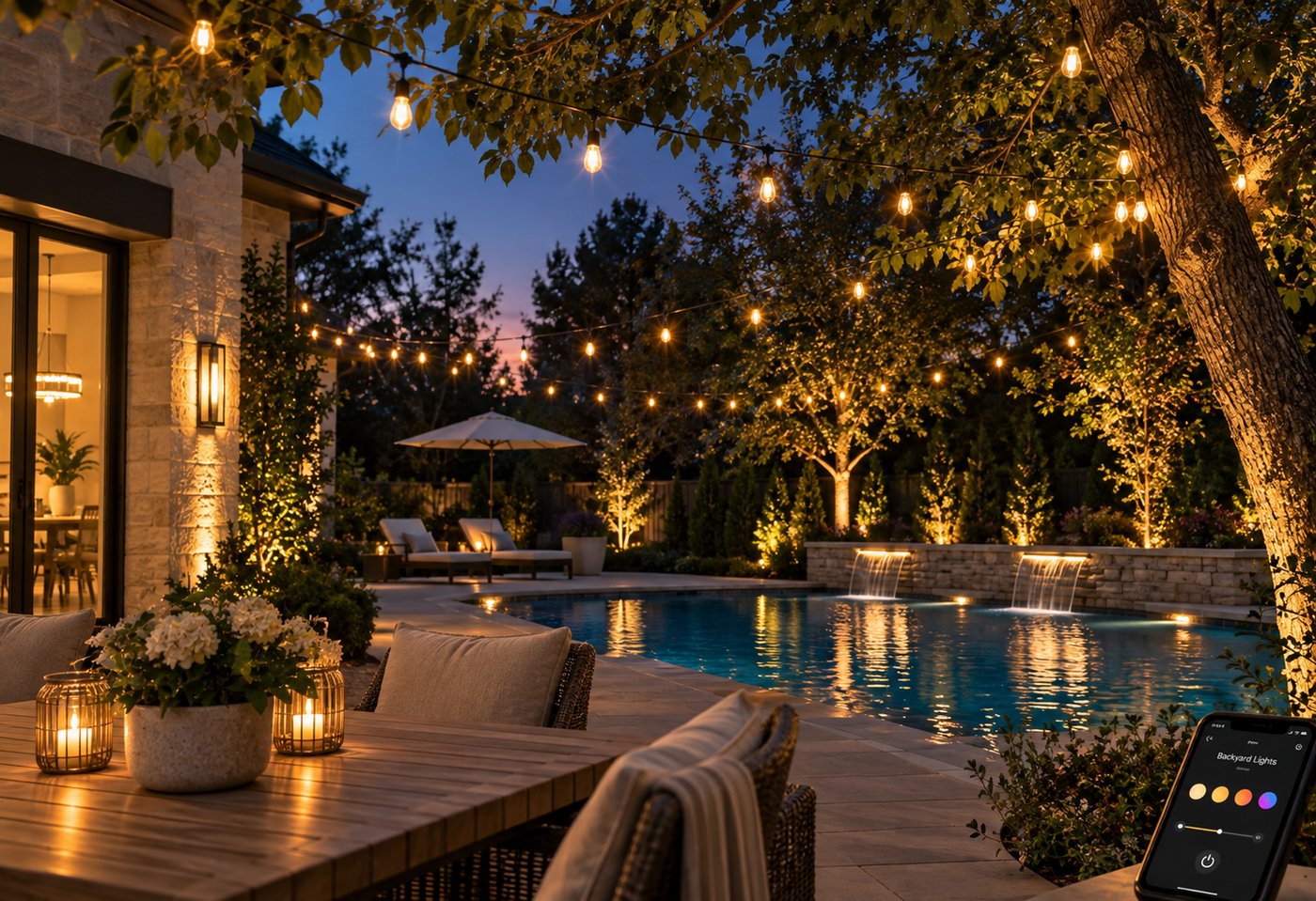 Smart outdoor and landscape lighting, Doylestown PA