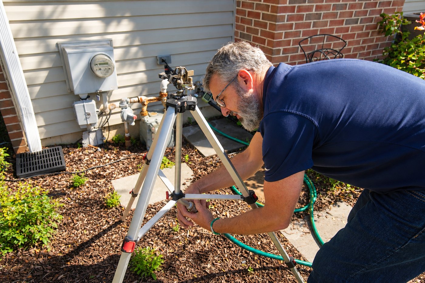 Sprinkler and irrigation setup, Doylestown PA