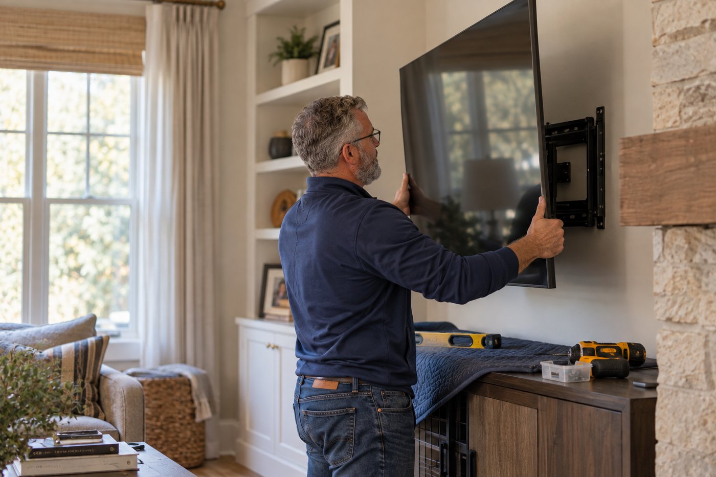 TV mounting and installation, Doylestown PA