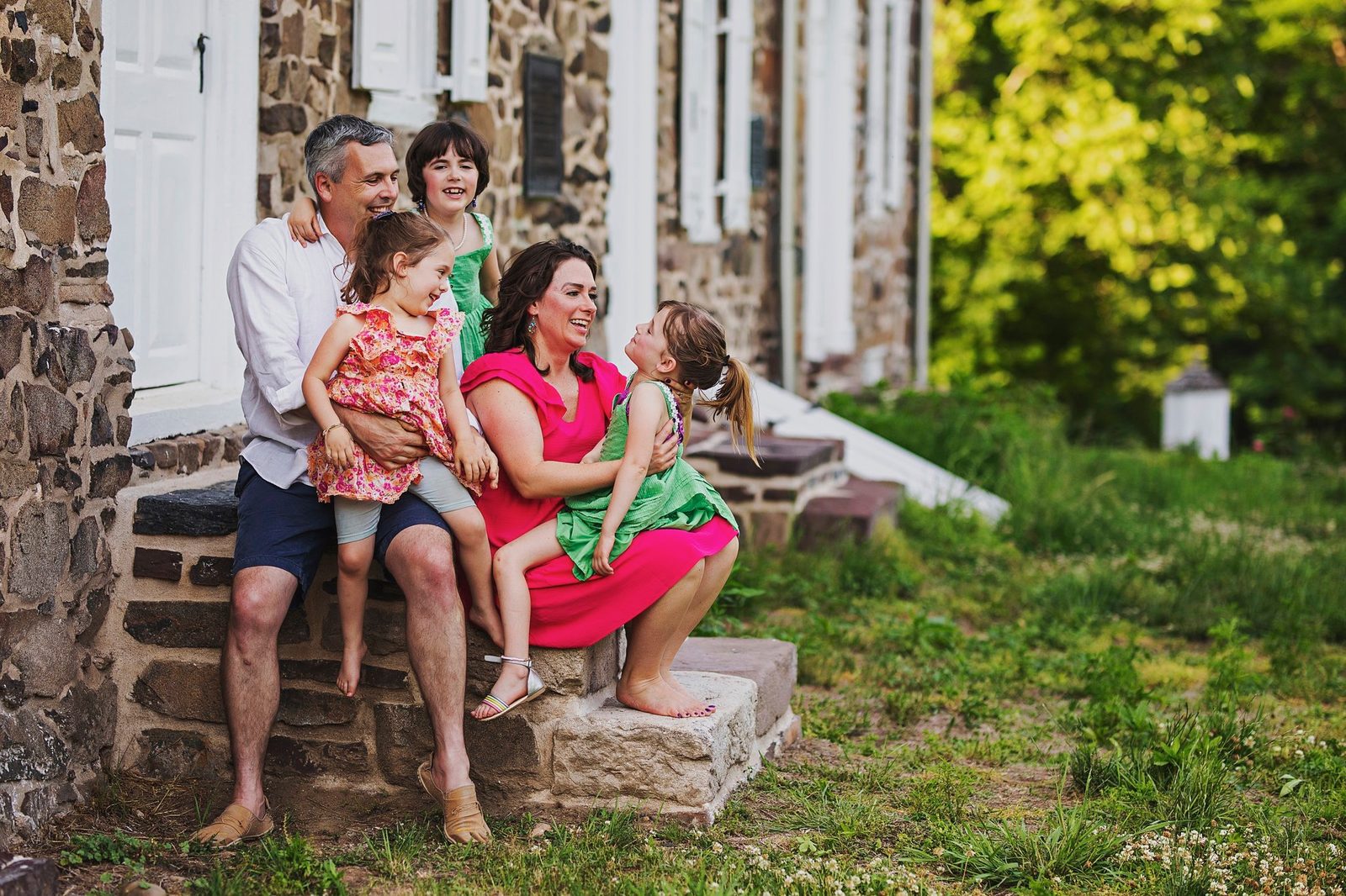 Geoff Hainer with his family