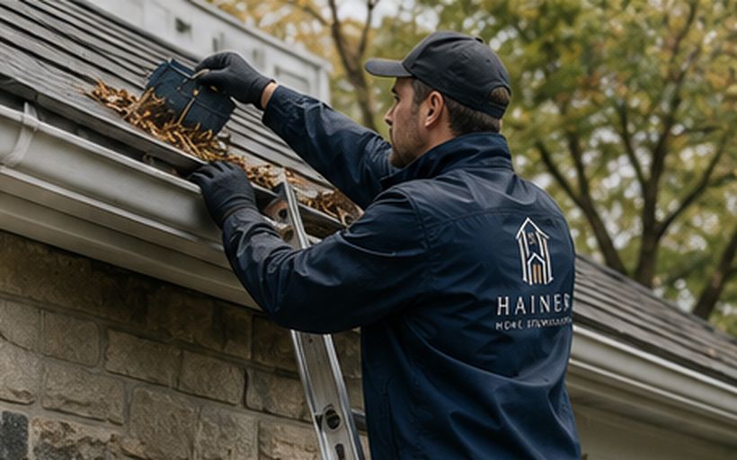Fall gutter and winterization work